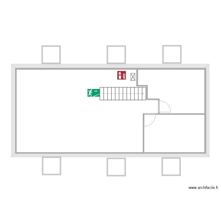 combles 23 securite. Plan de 0 pièce et 0 m2