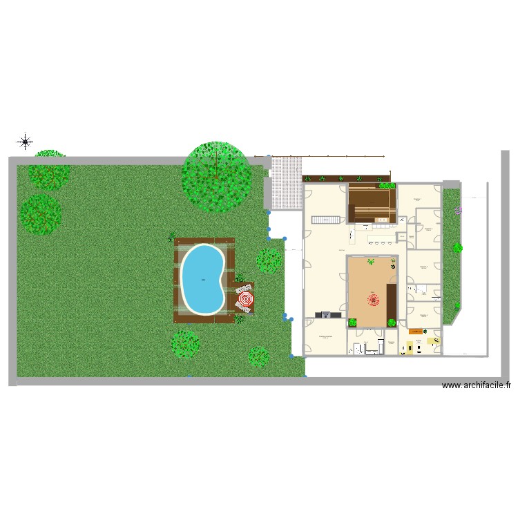 Maison. Plan de 0 pièce et 0 m2