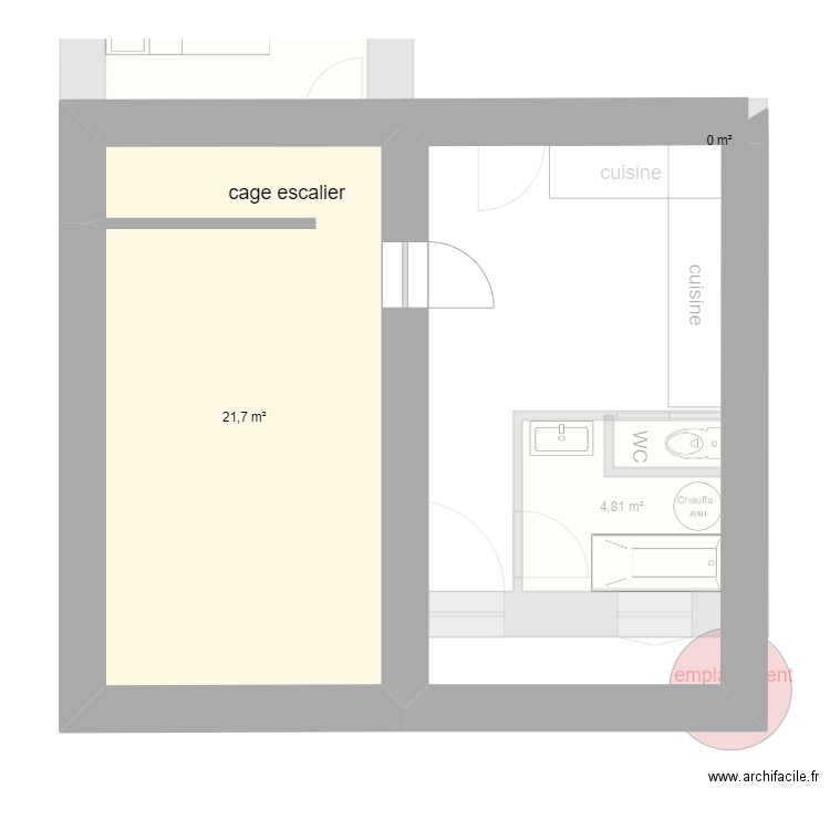 redon location. Plan de 0 pièce et 0 m2