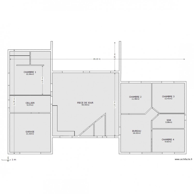 rez de chaussée PIECES. Plan de 0 pièce et 0 m2