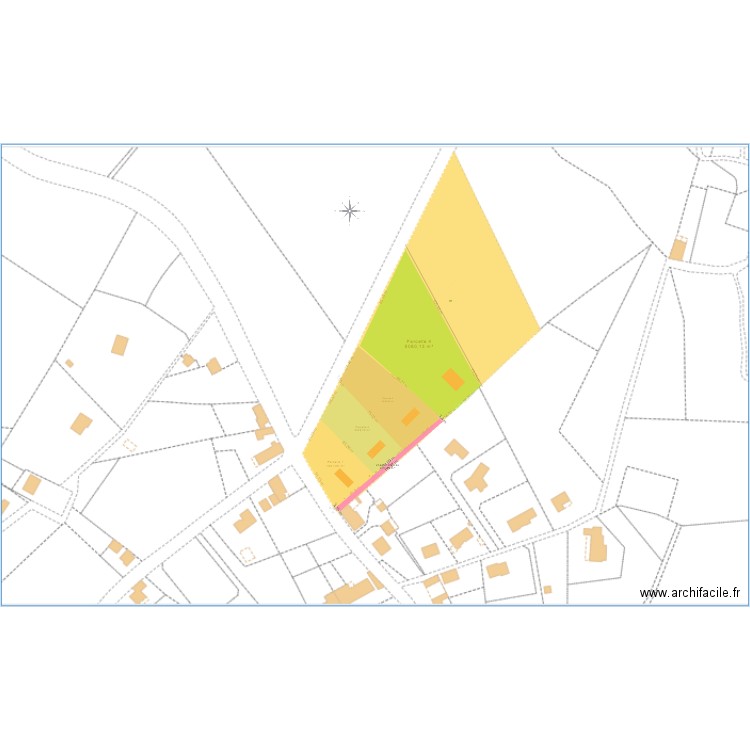 croix-verte parcelles. Plan de 0 pièce et 0 m2