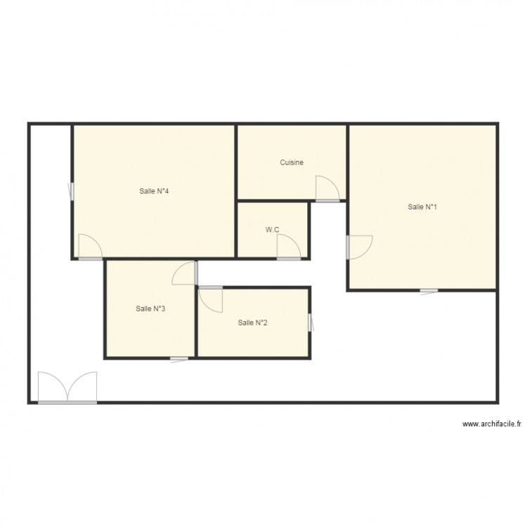 garderie. Plan de 0 pièce et 0 m2