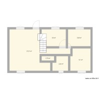 Plan maison avec escalier