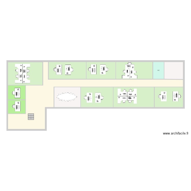 Bâtiment E ETAGE 2. Plan de 0 pièce et 0 m2