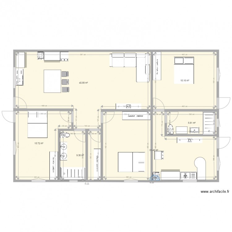 des rameaux. Plan de 0 pièce et 0 m2