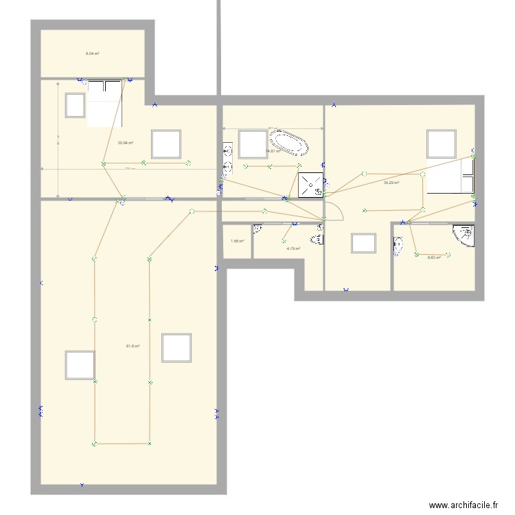 guiheneuf avec electricité2. Plan de 0 pièce et 0 m2