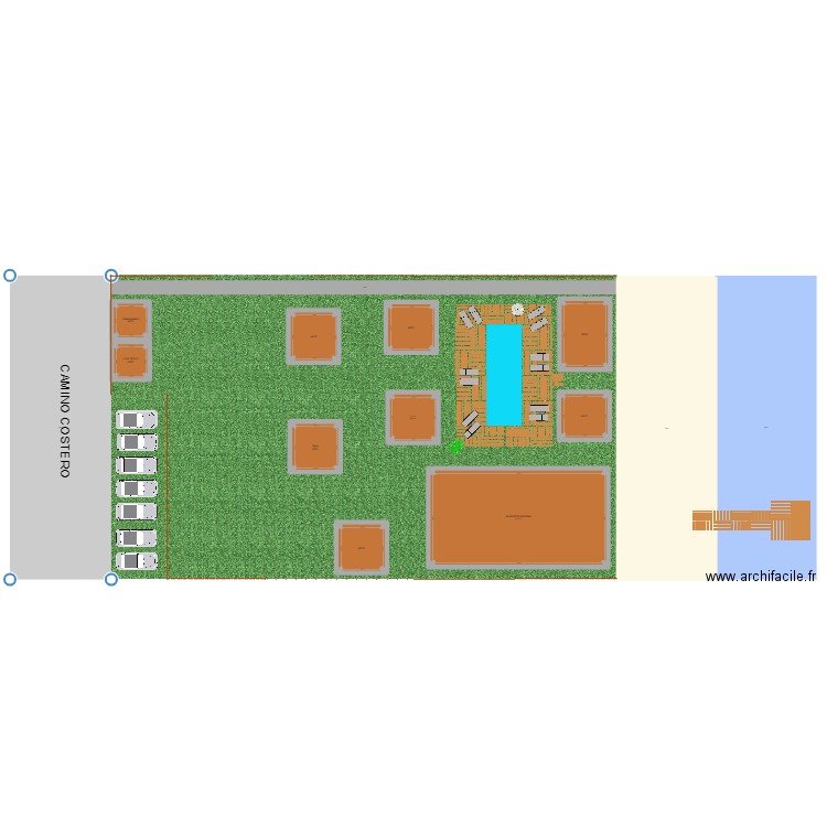 VILLA MARINA. Plan de 0 pièce et 0 m2