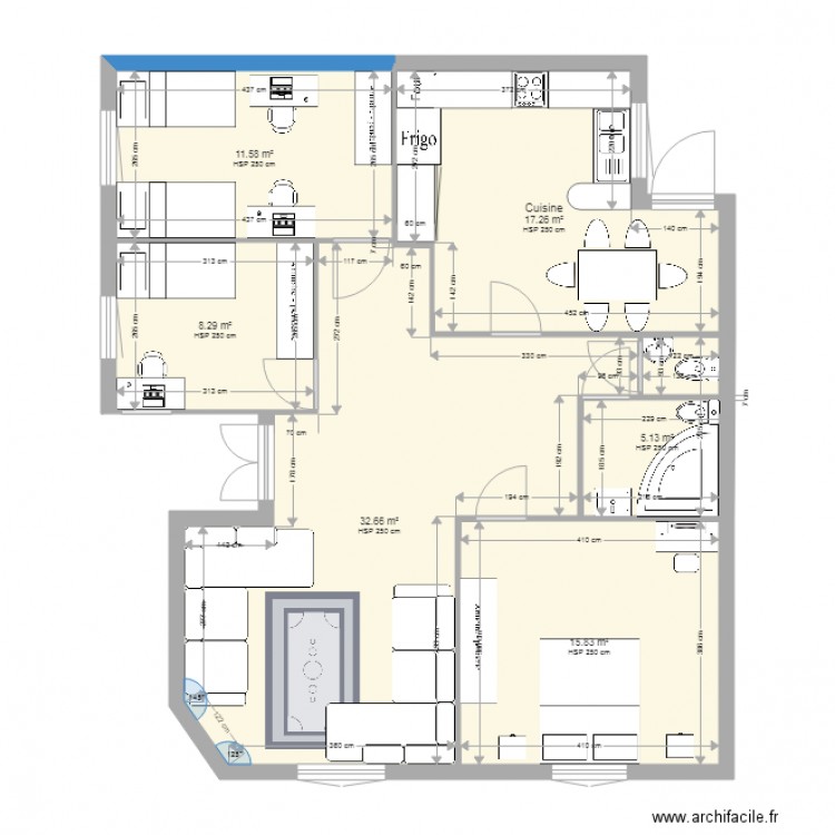 maison. Plan de 0 pièce et 0 m2