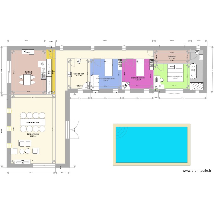 ferme 2. Plan de 0 pièce et 0 m2