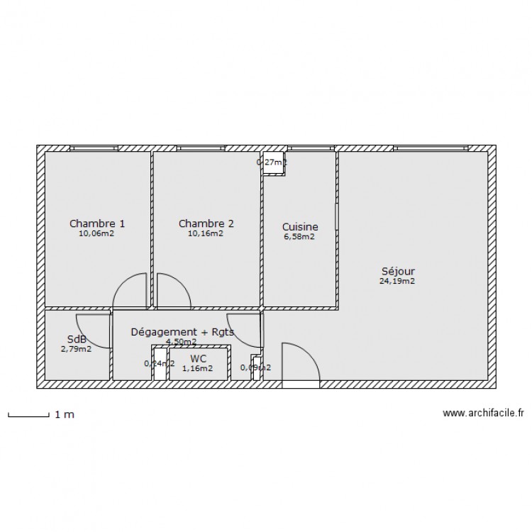 F3 - Voisins. Plan de 0 pièce et 0 m2