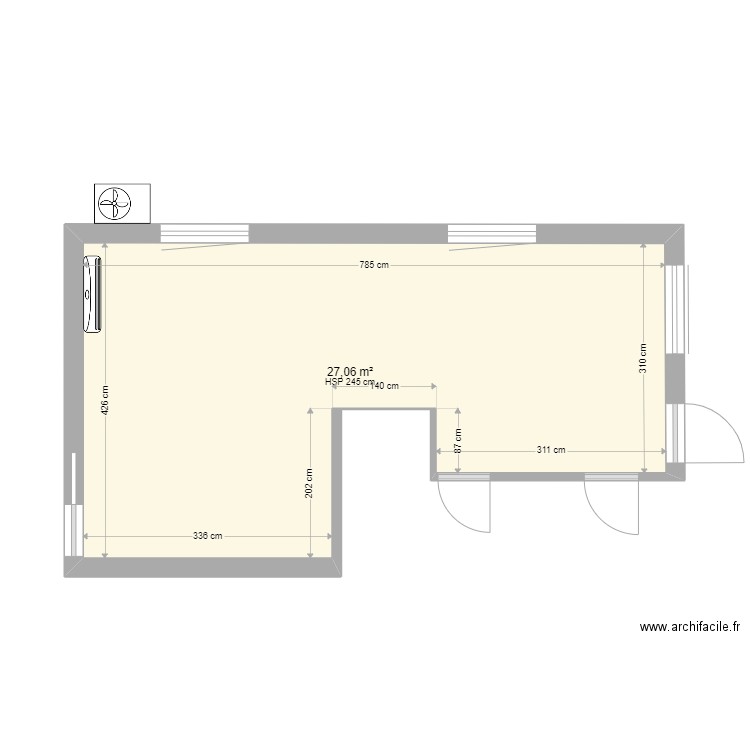 projet clim - Plan dessiné par Pandragon