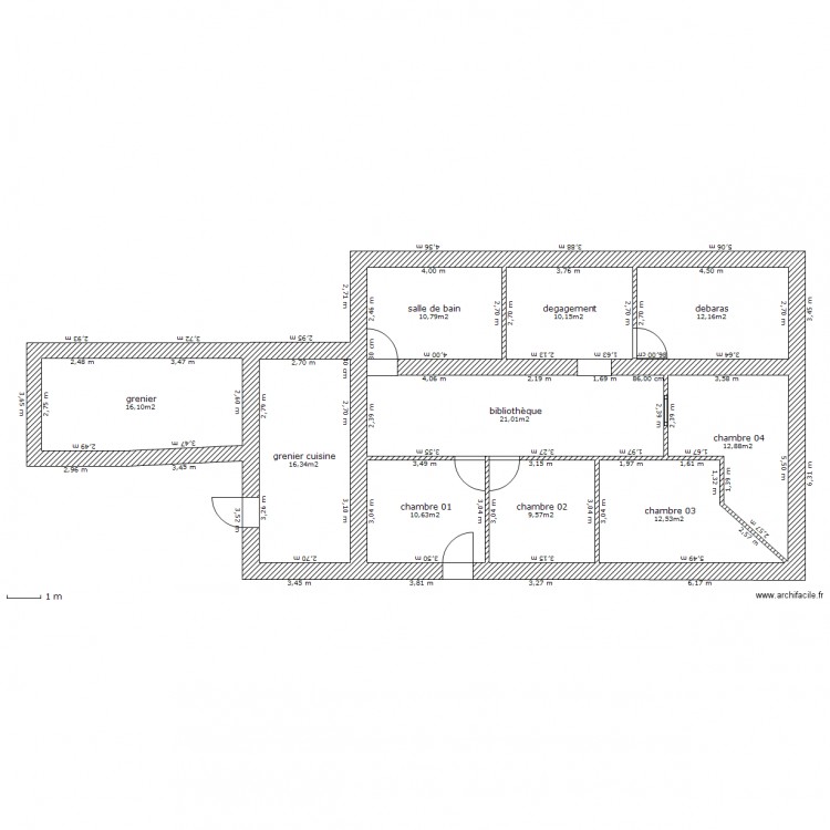 etage 04. Plan de 0 pièce et 0 m2