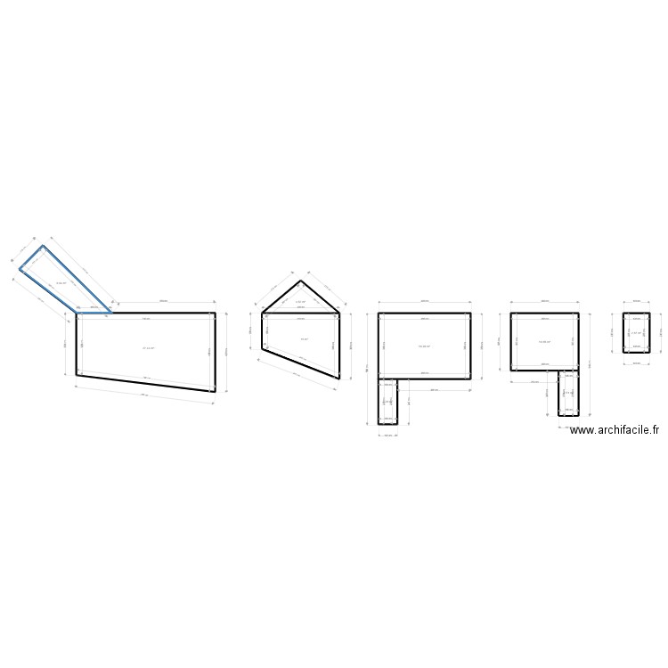 Surface extérieur. Plan de 0 pièce et 0 m2