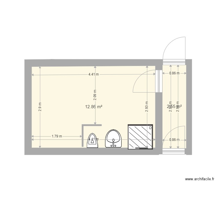 maison 1. Plan de 0 pièce et 0 m2