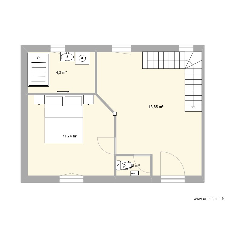 plan extension alix. Plan de 7 pièces et 80 m2