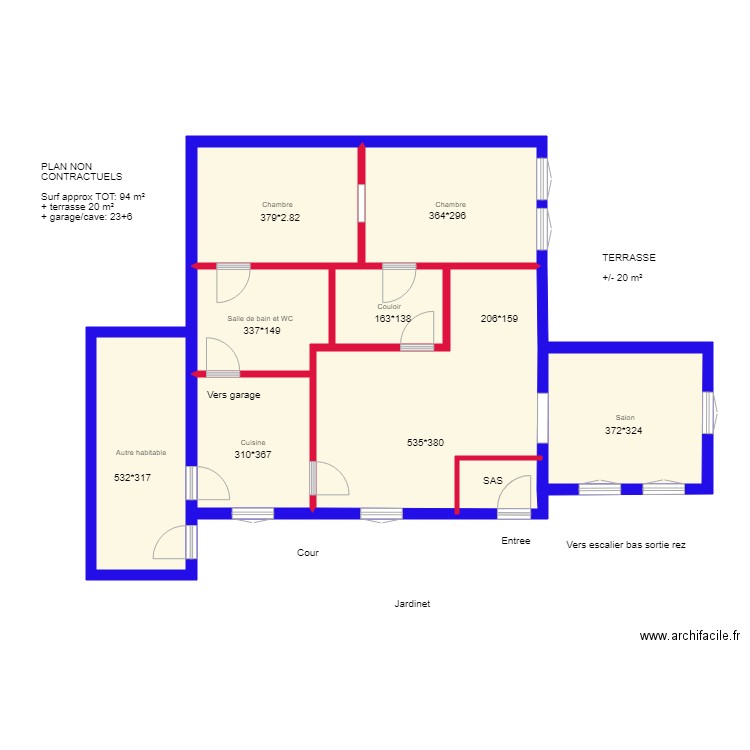 JC   WALCOURT BOUSSU. Plan de 0 pièce et 0 m2