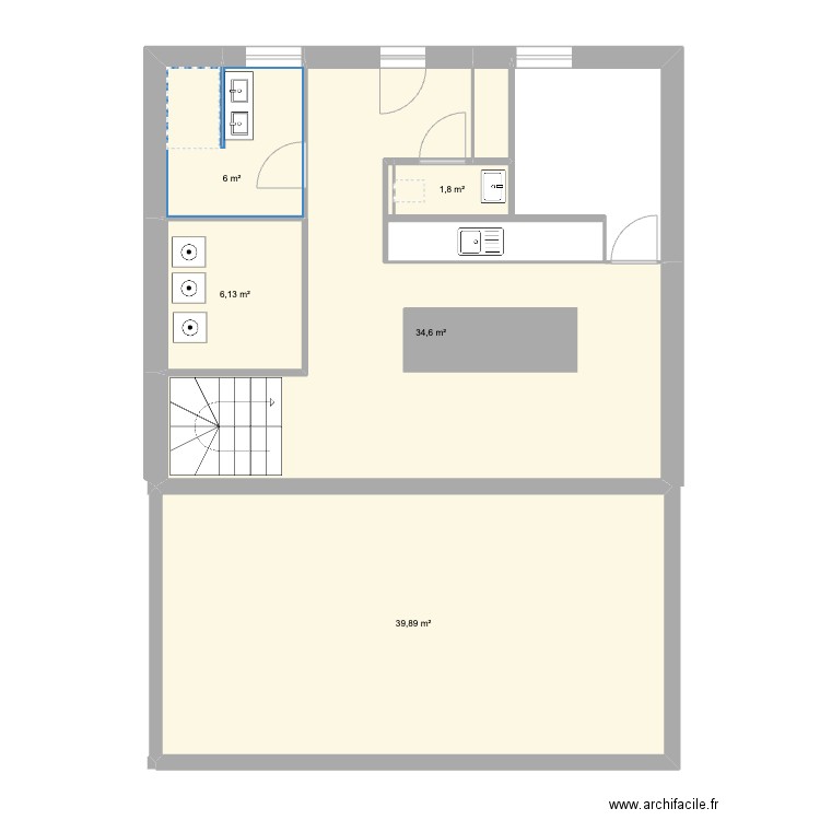 maison sangatte. Plan de 13 pièces et 150 m2