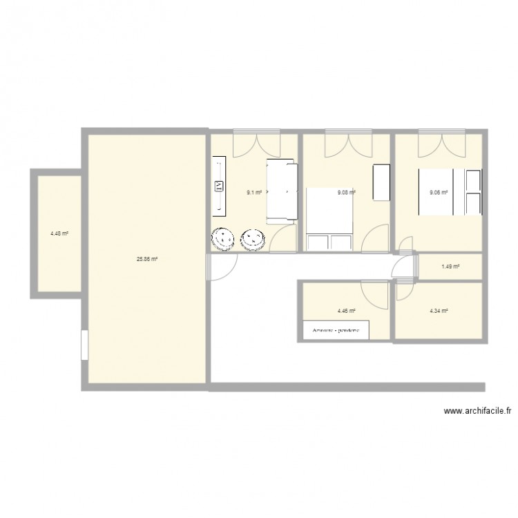 yerres1. Plan de 0 pièce et 0 m2