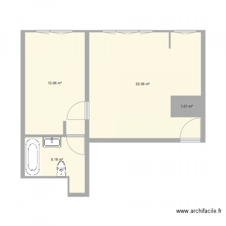 Appartement40. Plan de 0 pièce et 0 m2