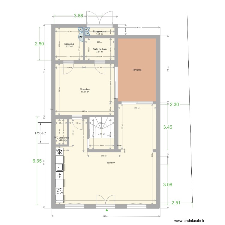 Houilles RDC. Plan de 0 pièce et 0 m2