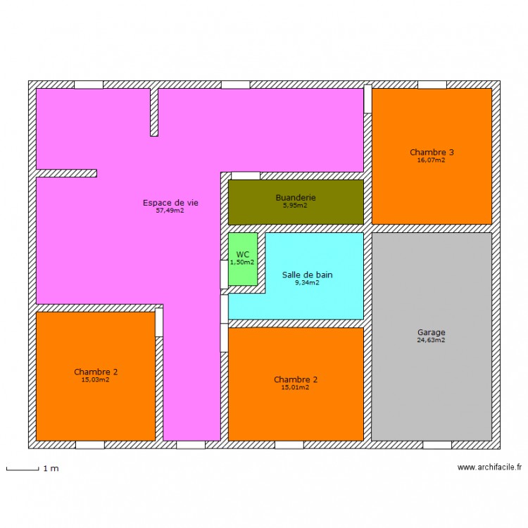 Maison Noé. Plan de 0 pièce et 0 m2