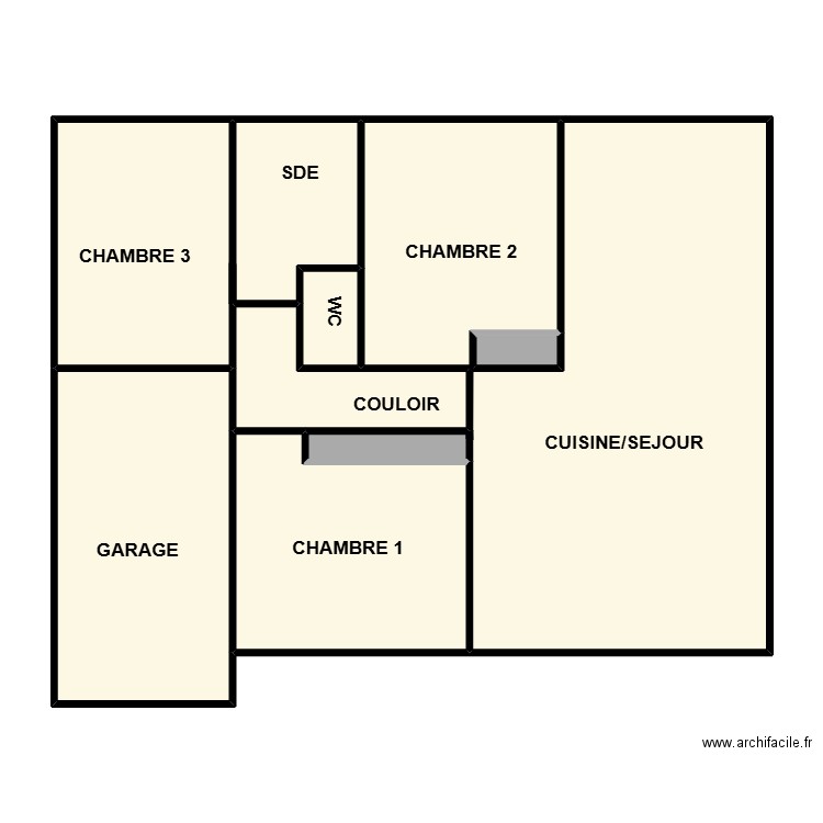 PELATAN. Plan de 9 pièces et 128 m2