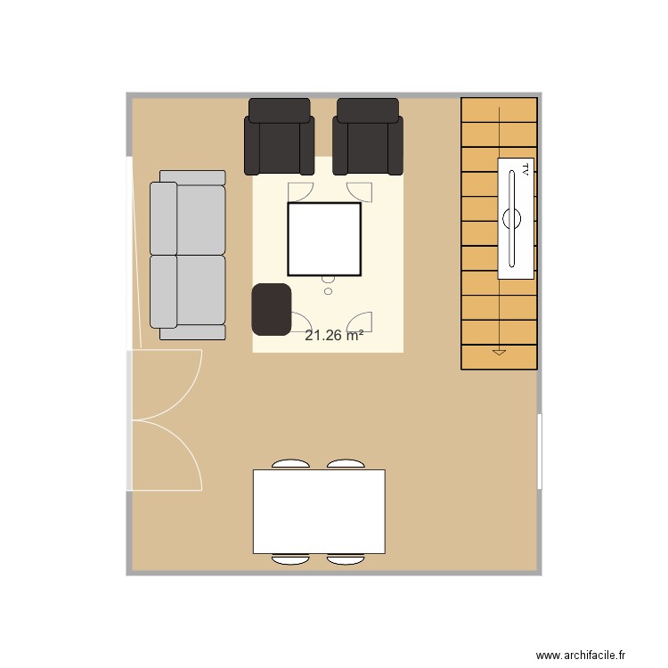 Salon 2. Plan de 0 pièce et 0 m2