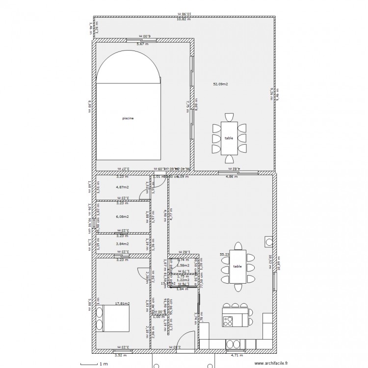 REZ DE CHAUSSEE. Plan de 0 pièce et 0 m2