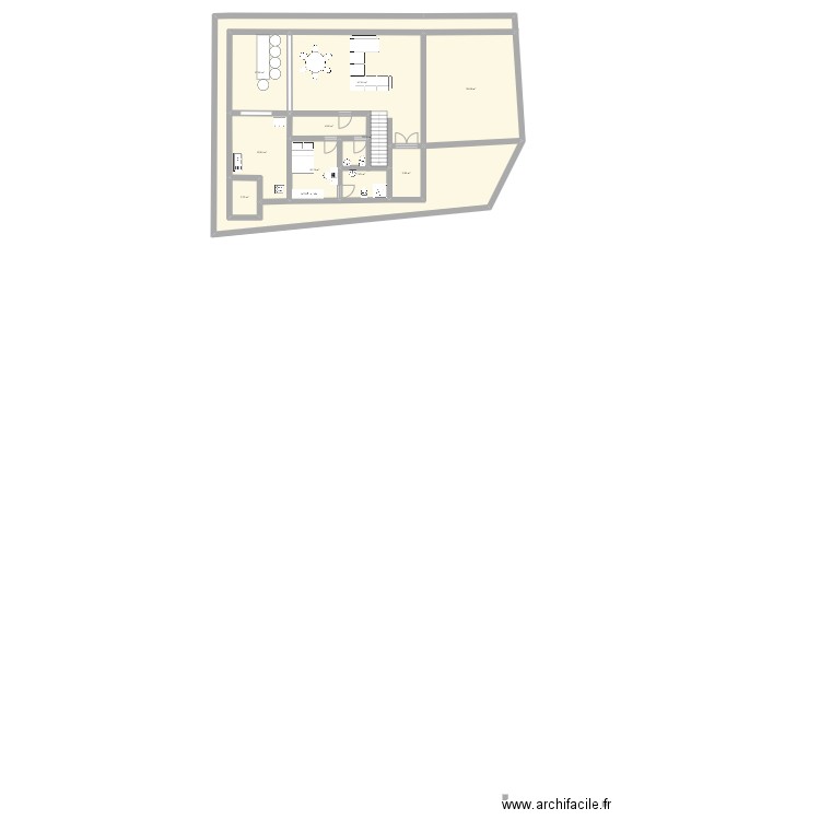 Ben Shala Kader Traore. Plan de 10 pièces et 209 m2