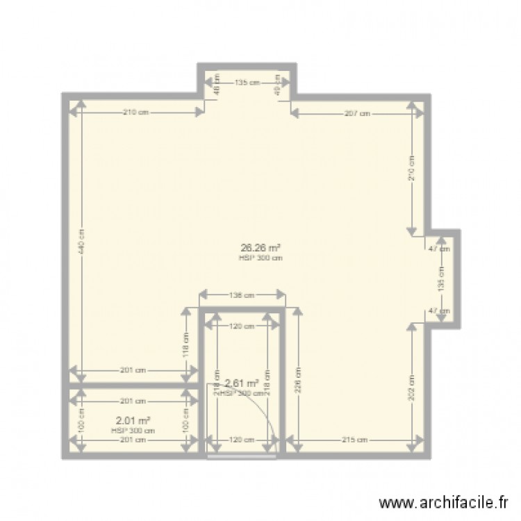 piece nord. Plan de 0 pièce et 0 m2