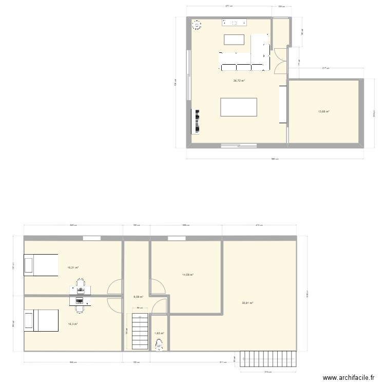 3 Clos du manier - mini. Plan de 8 pièces et 140 m2