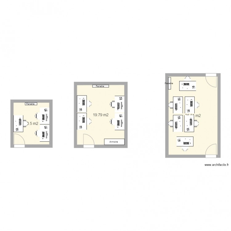 bureau Pacha Centre. Plan de 0 pièce et 0 m2