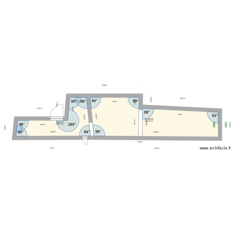 1 etage. Plan de 0 pièce et 0 m2