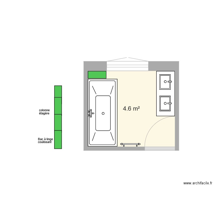 Salle de bain 2. Plan de 0 pièce et 0 m2