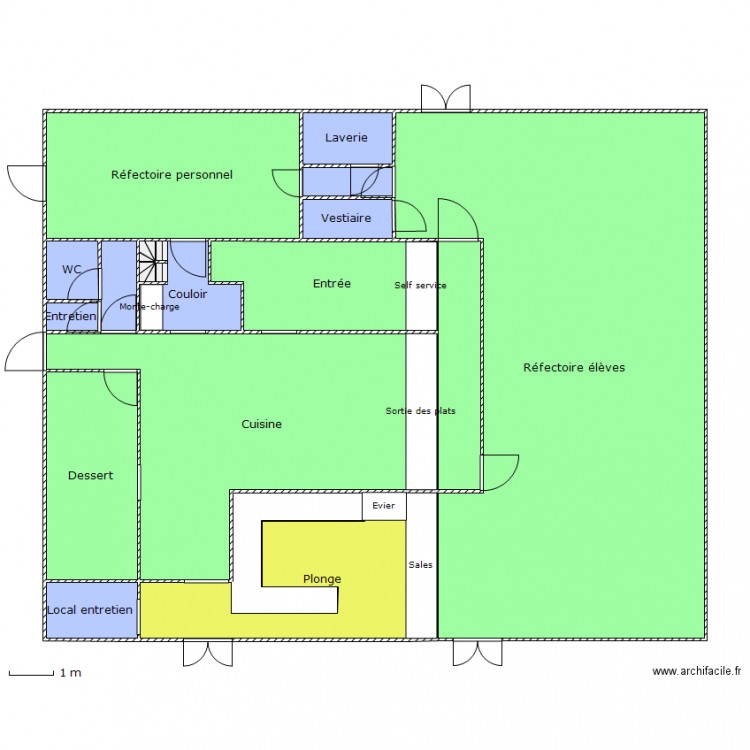 cuisine supérieur. Plan de 0 pièce et 0 m2