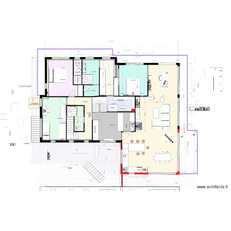 RdC V20 et Etage V20. Plan de 0 pièce et 0 m2