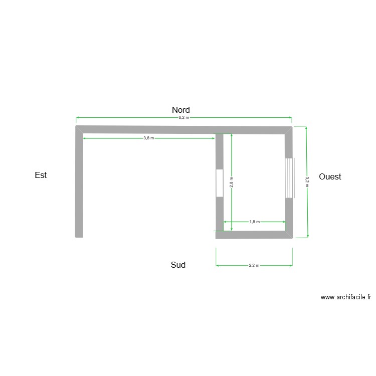 plan de masse local. Plan de 0 pièce et 0 m2