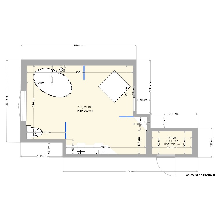 sdb calepinage. Plan de 0 pièce et 0 m2