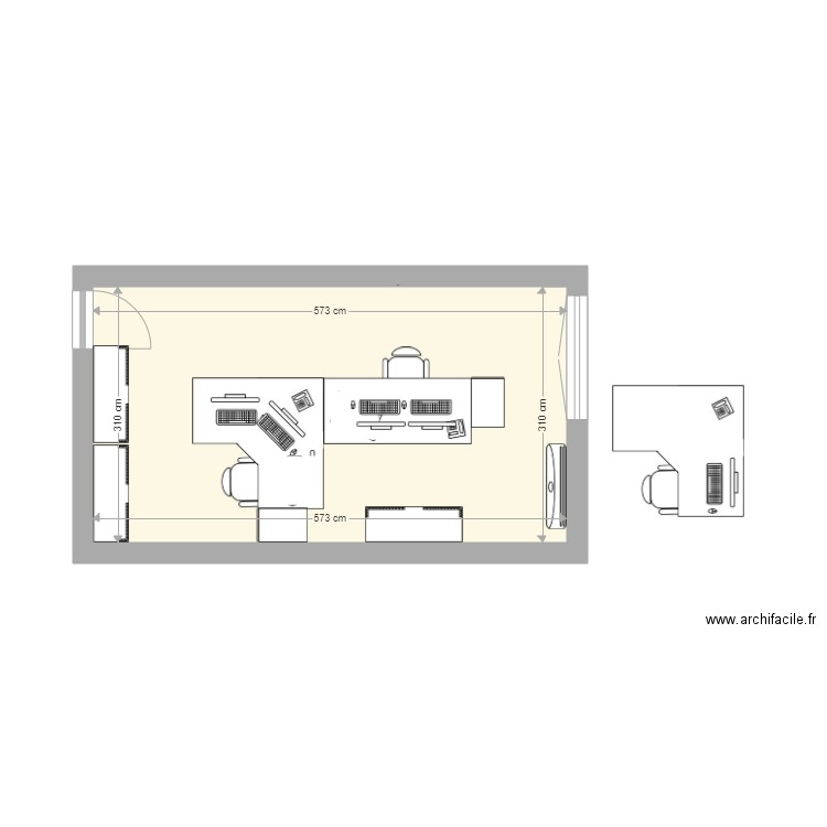 Bureau 1erSolution. Plan de 0 pièce et 0 m2