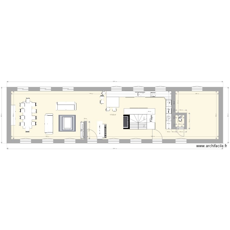 maison helfaut amenagement 2. Plan de 0 pièce et 0 m2