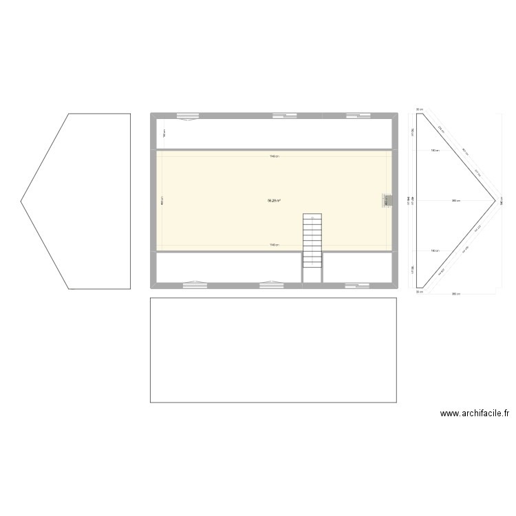 trugalle 2023 coupes. Plan de 0 pièce et 0 m2