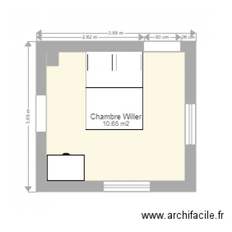 Plan aménagement bureau. Plan de 0 pièce et 0 m2