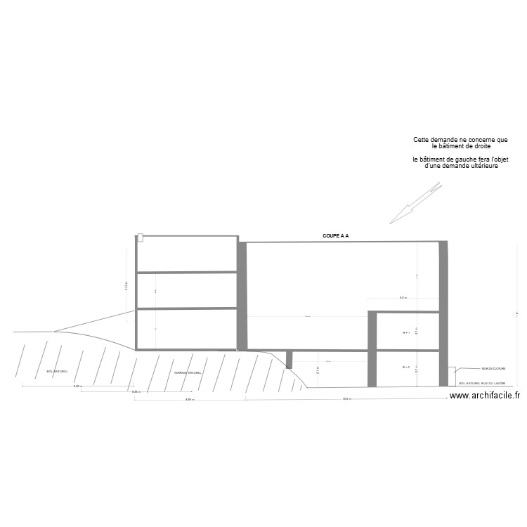 COUPE2. Plan de 0 pièce et 0 m2