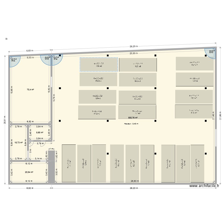 Agencement Commun Impasse. Plan de 0 pièce et 0 m2