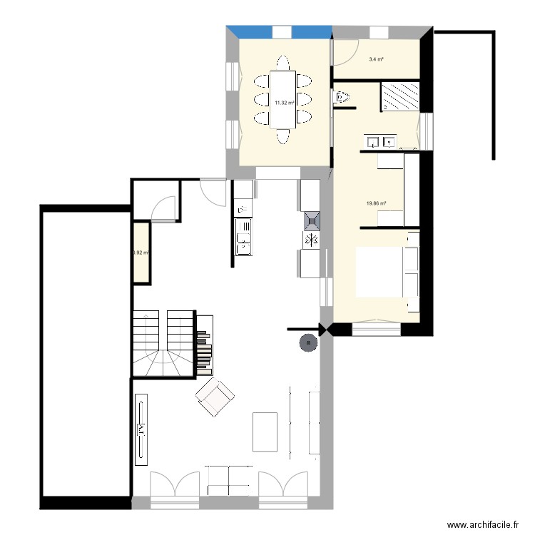 Agrandissement 3. Plan de 0 pièce et 0 m2