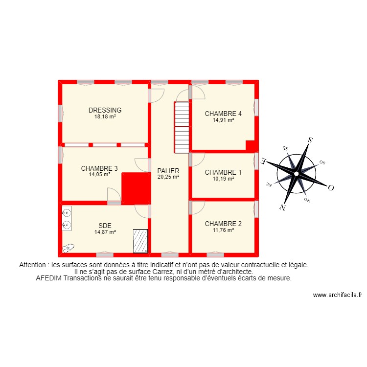 BI 22285 - . Plan de 33 pièces et 558 m2