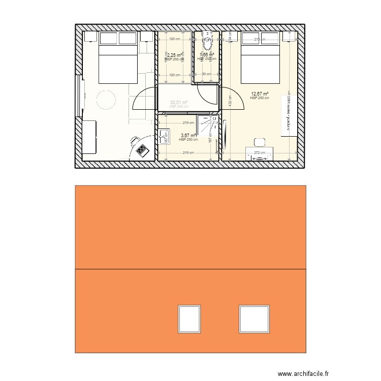 Puceul 4 . Plan de 0 pièce et 0 m2