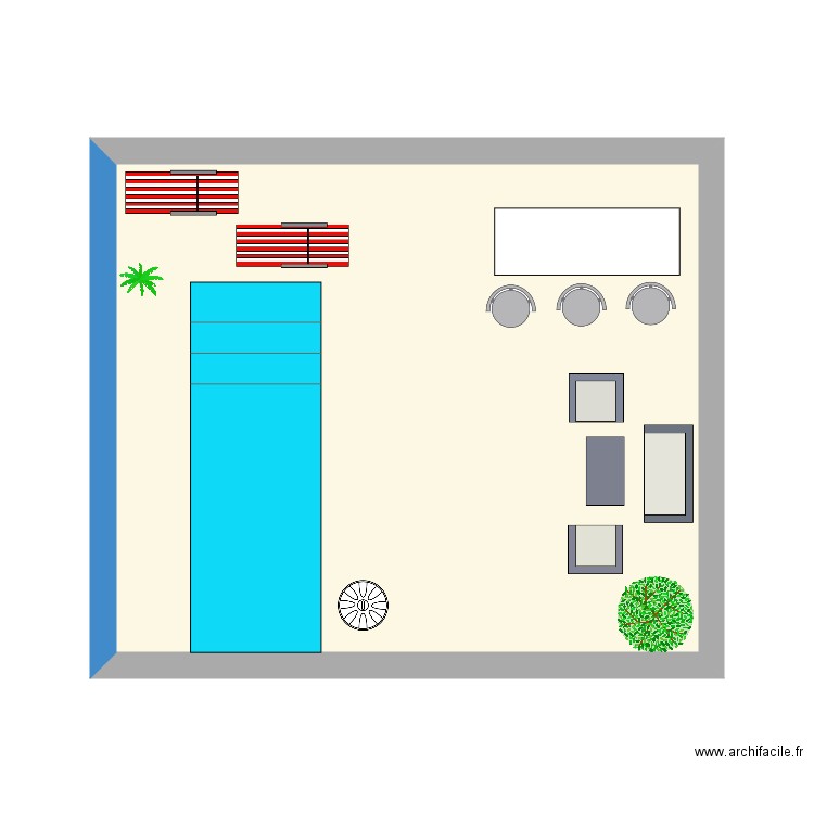 Plan bar des. Plan de 0 pièce et 0 m2