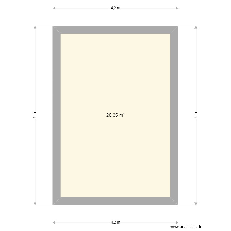 garage. Plan de 0 pièce et 0 m2