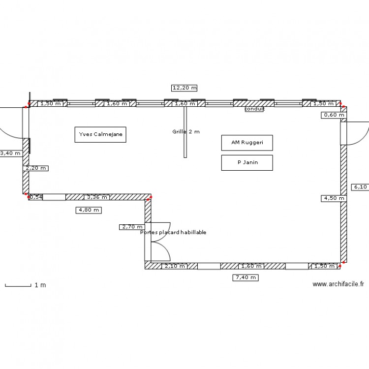 salle expo ecole. Plan de 0 pièce et 0 m2